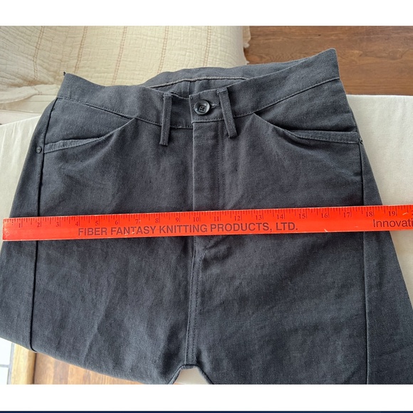 MATIAS U.S.A. 'Lunado' Hemp/Cotton Drop Crotch Skinny Pants Dark Gray- NWT! - 29 - Picture 11 of 16